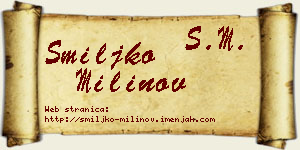 Smiljko Milinov vizit kartica